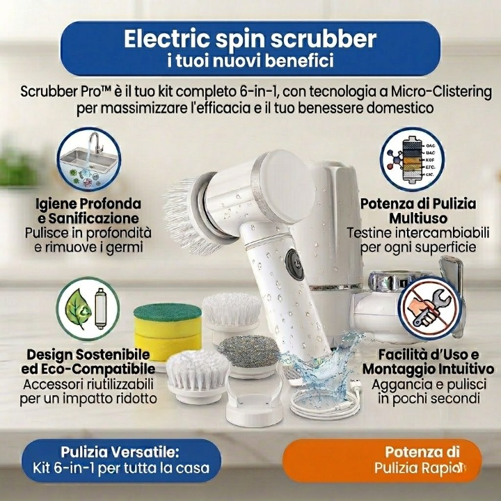 Electric Spin Scrubber Pro™